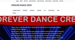 Desktop Screenshot of foreverdancecrew.com